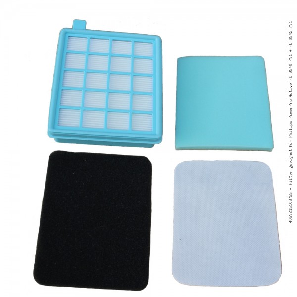 Filter geeignet für Philips PowerPro Active FC 9540 /91 + FC 9542 /91